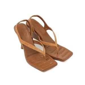 Gia/RHW Gia Borghini thong platform suede sandals